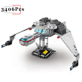 Afobrick MOYU BLOCK Spacecraft:N.S.S Enturprise Tlhincan Beast, view 2