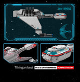 Afobrick MOYU BLOCK Spacecraft:N.S.S Enturprise Tlhincan Beast, view 3