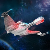 Afobrick MOYU BLOCK Spacecraft：N.S.S Enturprise Tlhincan Cruiser, view 4