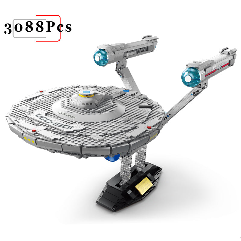 Afobrick MOYU BLOCK Spacecraft:N.S.S Enturprise UCC-190-1U