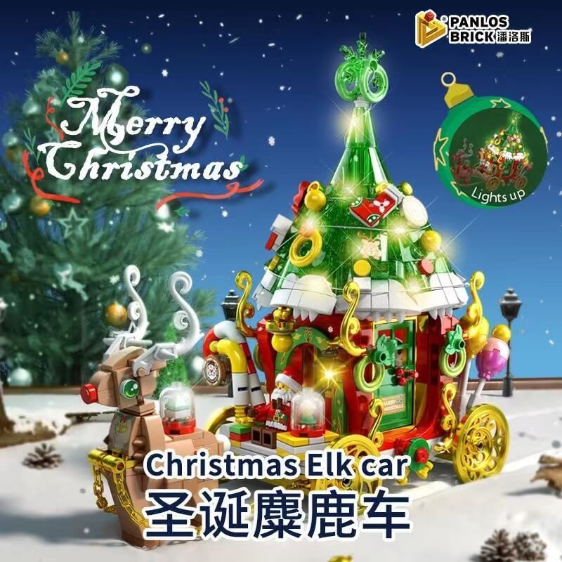 Afobrick PANLOS 601012 Christmas Elk Car