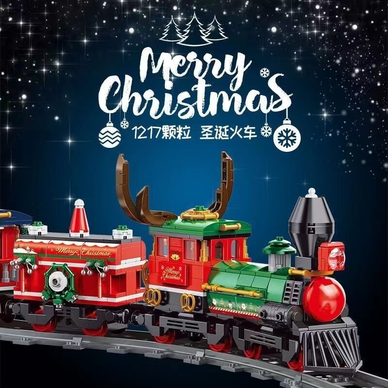 Afobrick PANLOS 613005 Christmas Train Station