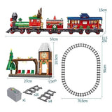 Afobrick PANLOS 613005 Christmas Train Station, view 5