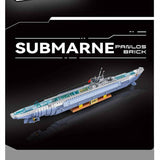 Afobrick PANLOS 628011 VIIC U-552 Submarine, view 2