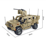 Afobrick Panlos 628013 JLTV Humvee off-road vehicle armored vehicle, view 4