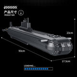 Afobrick Panlos 628020 Project 941 Submarine, view 4