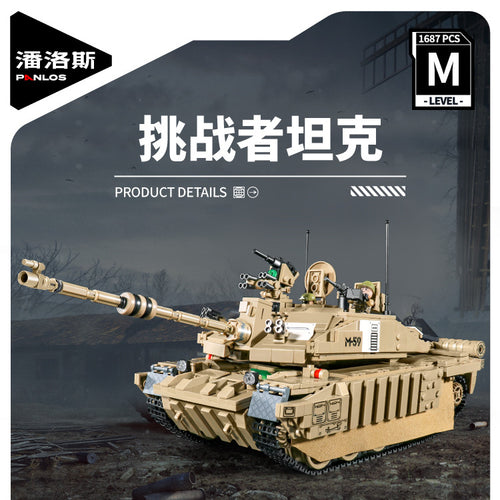 Afobrick Panlos 632008 Challenger Main Battle Tank