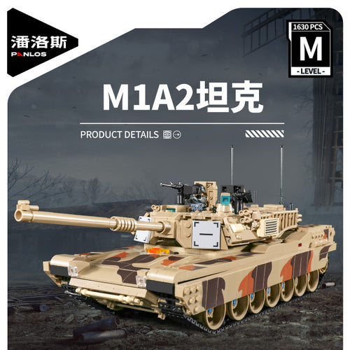 Afobrick Panlos 632010 M1A2 Abrams Main Battle Tank