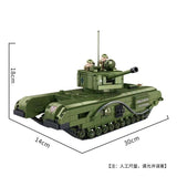 Afobrick Panlos 632014 Churchill Tank, view 4