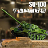 Afobrick Panlos 632022 SU-100 Tank, view 2