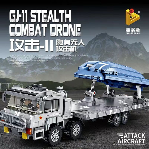 Afobrick PANLOS 639006 GJ-11 Stealth Combat Drone