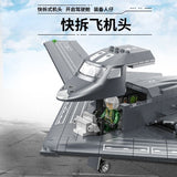 Afobrick Panlos 639026 H-20 long-range strategic bomber, view 3