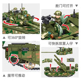 Afobrick PANLOS 99A Main Battle Tank 1291PCS, view 2