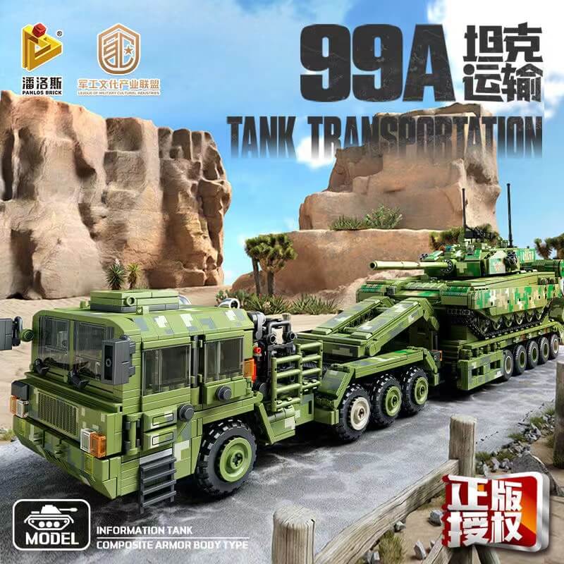 Afobrick PANLOS 688003 99A Tank Transportation 2784PCS