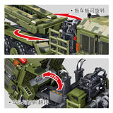 Afobrick PANLOS 688003 99A Tank Transportation 2784PCS, view 2
