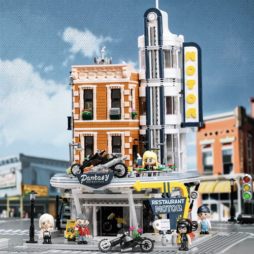 Afobrick Pantasy 85024 Motorcycle Restaurant