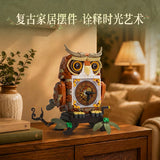 Afobrick Pantasy 85051 Owl-shaped mantel clock, view 2