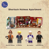Afobrick Pantasy 86218 Exclusively Licensed Holmes 221B Baker Street, view 6