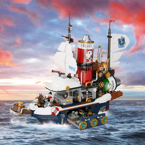 Afobrick Pantasy 86402 POPEYE Treasure Steamship