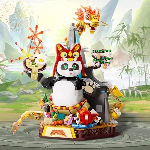 Afobrick Pantasy 86504 Dragon Warrior Spring Festival Special Edition