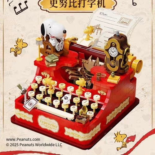 Afobrick Pantasy 86917 Snoopy Typewriter