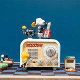 Afobrick Pantasy Snoopy Retro Time, view 2