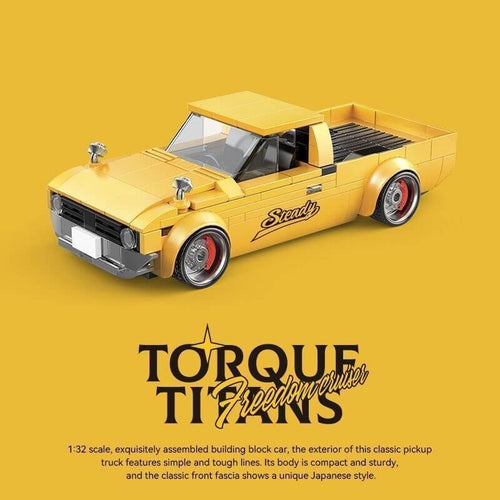 Afobrick Power Block Retro Pickup Truck