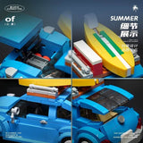 Afobrick Power Block Summer Time Series Container Model Car, view 5