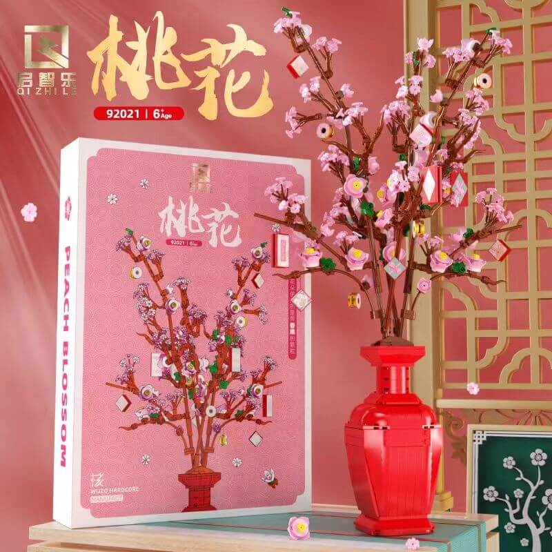 Afobrick QIZHILE 92021 Peach Blossom