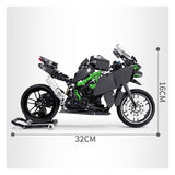 Afobrick QIZHILE Kawasaki H2R carbon fiber, view 6