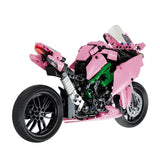 Afobrick QIZHILE Kawasaki H2R pink, view 2