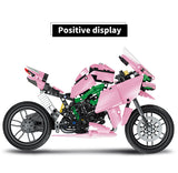 Afobrick QIZHILE Kawasaki H2R pink, view 3