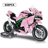 Afobrick QIZHILE Kawasaki H2R pink, view 4