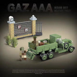 Afobrick Quanguan 100113 GAZ AAA Medium Military Truck, view 3