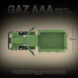 Afobrick Quanguan 100113 GAZ AAA Medium Military Truck, view 4