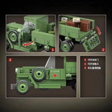 Afobrick Quanguan 100113 GAZ AAA Medium Military Truck, view 6