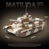 Afobrick Quanguan 100236 Matilida Infantry Tank MK.II A12, view 5
