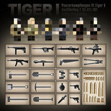 Afobrick Quanguan 100244 Tiger I Heavy Tank, view 4