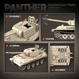 Afobrick Quanguan 100245 Panther medium tank, view 3