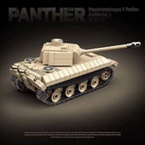 Afobrick Quanguan 100245 Panther medium tank, view 5