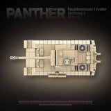 Afobrick Quanguan 100245 Panther medium tank, view 6