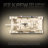 Afobrick QUANGUAN 100247 Panzer III Type L, view 4