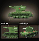 Afobrick QUANGUAN 100248 MINI KV-2 Heavy Tank, view 3