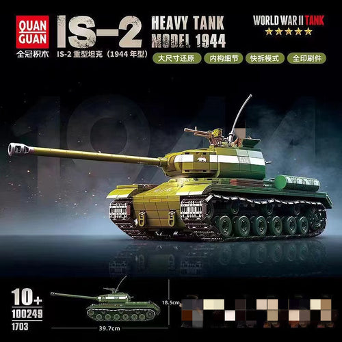 Afobrick QUANGUAN 100249 IS-2 Heavy Tank Model 1944