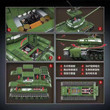 Afobrick QUANGUAN 100249 IS-2 Heavy Tank Model 1944, view 6