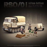 Afobrick QUANGUAN 100250 RSO/01 Tractor & 37mm Anti-Tank Gun, view 2