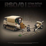 Afobrick QUANGUAN 100250 RSO/01 Tractor & 37mm Anti-Tank Gun, view 3