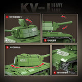 Afobrick QUANGUAN 100271 KV-1 Tank, view 6