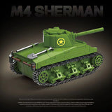 Afobrick QUANGUAN 100272 M4 SHERMAN MEDIUM TANK, view 6