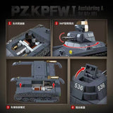 Afobrick QUANGUAN 100274 PzKpfw I Ausfuhring A, view 6